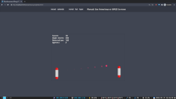 Screenshot showing the Live Demo of Pong and two Agents playing against each other