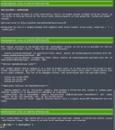 Screenshot 3 showing the command-line output of git-work show issue number and displaying issue details and its comment history