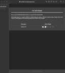 Screenshot 1 showing the Fix Site Mode Page