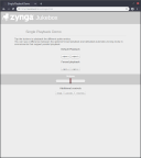 Screenshot 1 displaying the single playback demo of zynga jukebox that plays two sounds in parallel in a single channel