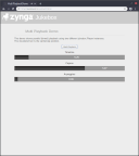 Screenshot 2 displaying the multi playback demo of zynga jukebox that synchronizes music, beats and sounds in parallel in a single channel