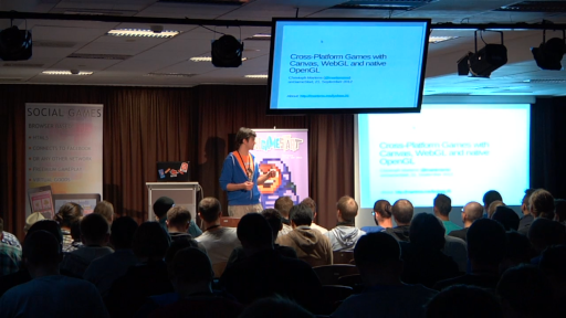 Screenshot of the Talk on Vimeo
