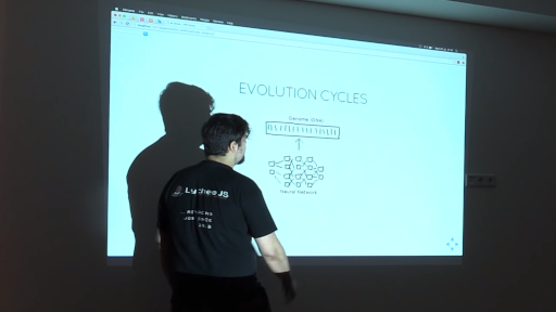 Screenshot of the Talk on YouTube